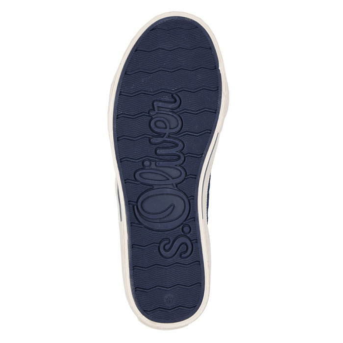 Женские кеды s.OLIVER синие, артикул 5-5-24635-30-847_JEANS