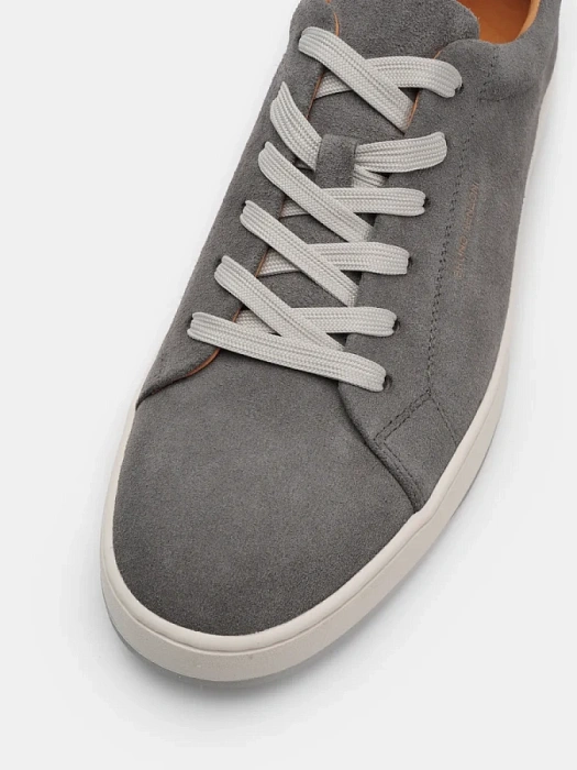 Мужские кеды BRUNO RENZONI  серые, артикул BR20539-ML