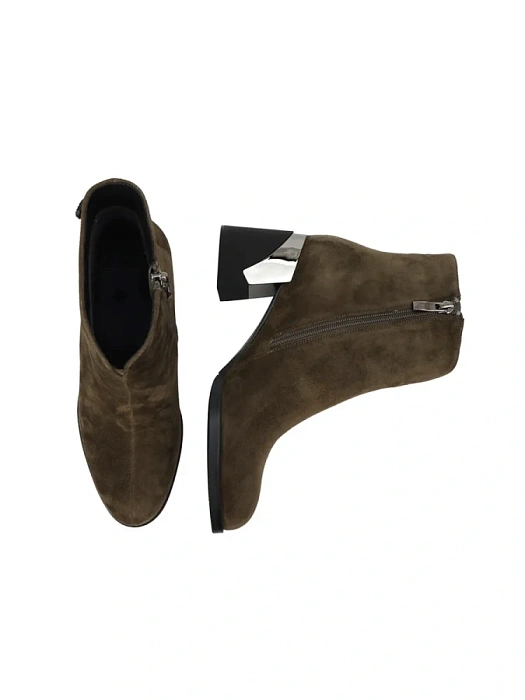 Женские ботильоны FEDERICA RODARI хаки, артикул 38E-Z01-A1