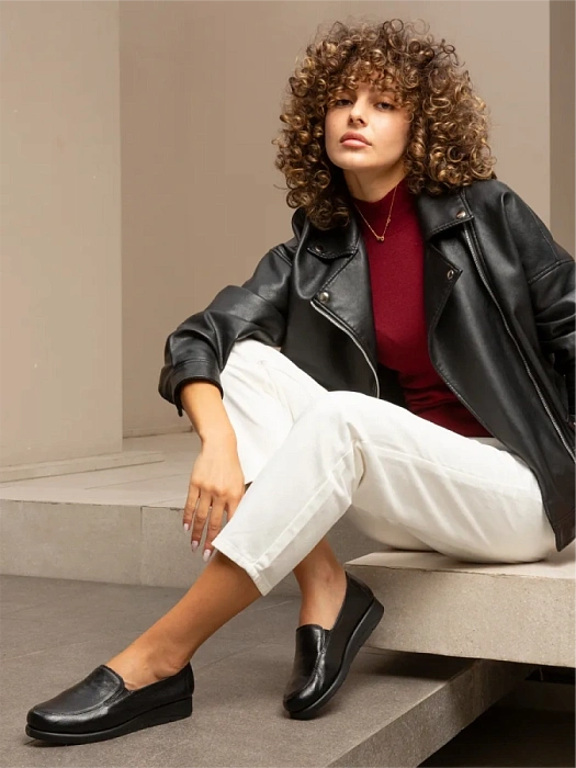 Женские туфли CAPRICE черные, артикул 9-24750-41-02B