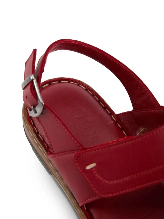 Женские босоножки  eObuv красные, артикул D24YS-1295