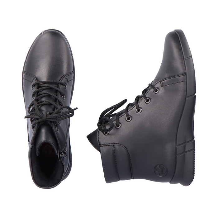 Женские ботинки basic RIEKER черные, артикул N2104-00