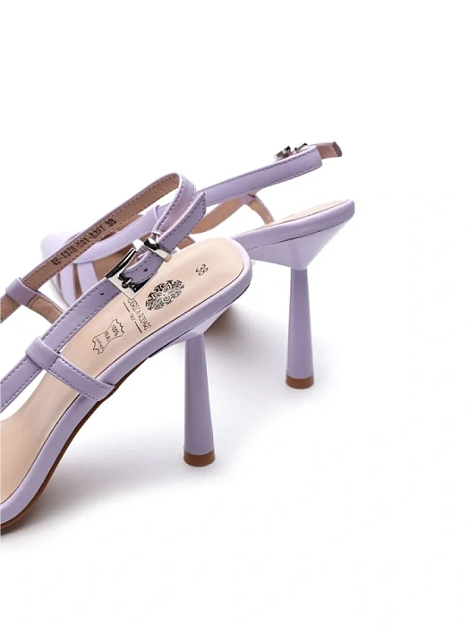 Женские слингбэки FEDERICA RODARI фиолетовые, артикул 4E-1378-501-A397