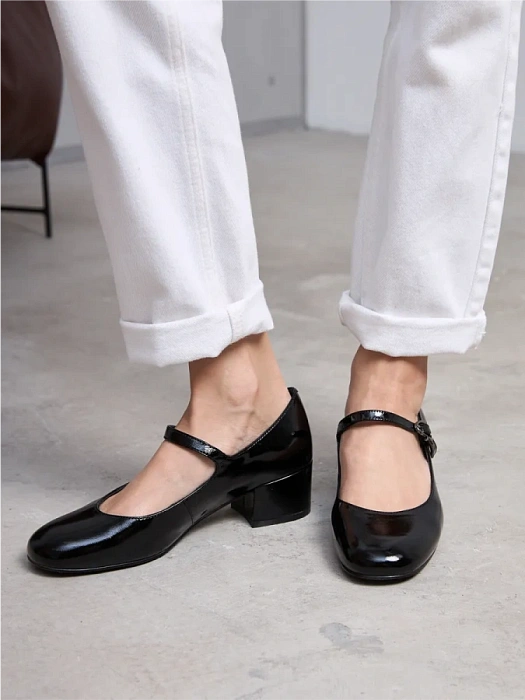 Женские туфли SOFIA-ALEXANDRA черные, артикул 38E-HF1391-25W