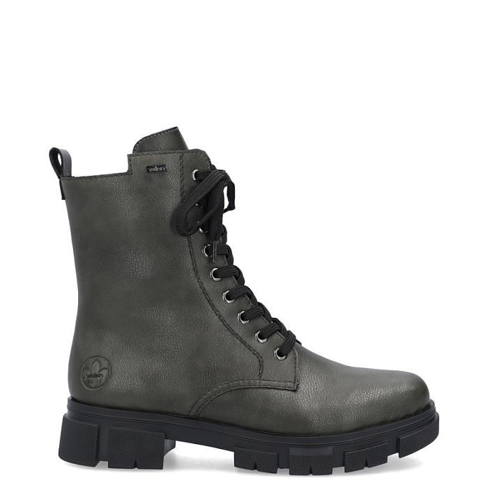 Женские берцы RIEKER зеленые, артикул Y7102-52