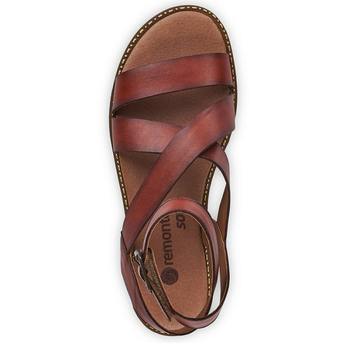 Женские сандалии REMONTE коричневые, артикул D3661-24