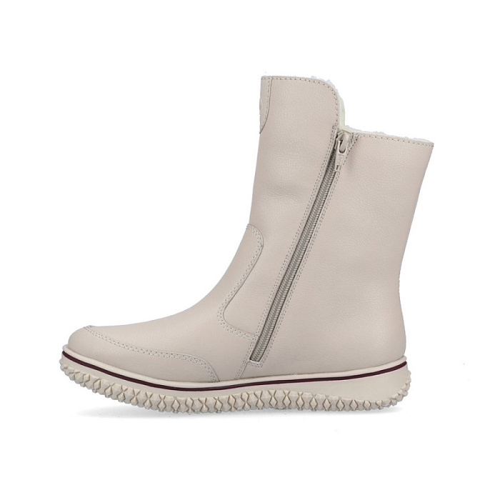 Женские полусапоги RIEKER белые, артикул Z4051-60