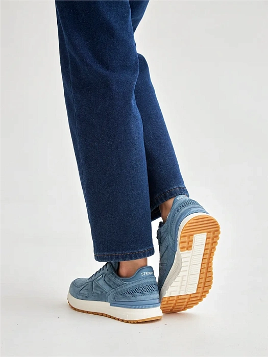 Женские кроссовки STROBBS голубые, артикул F7530-10