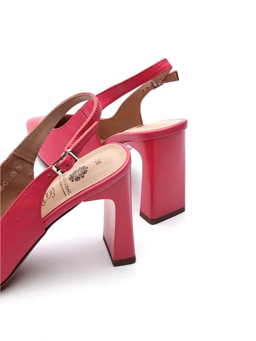 Женские слингбэки FEDERICA RODARI розовые, артикул 17E-ZH595-CT1-13Y