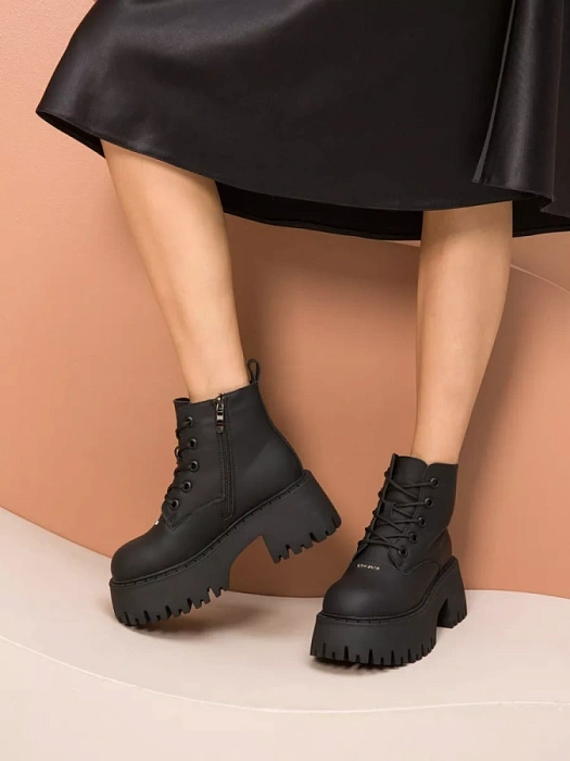 Женские ботинки basic SOFIA-ALEXANDRA черные, артикул SA15162-WN/8