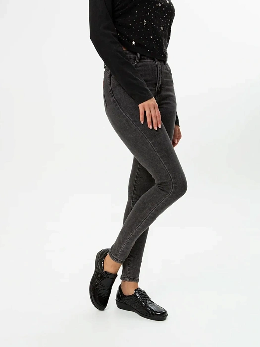 Женские туфли basic CAPRICE черные, артикул 9-24656-43-014