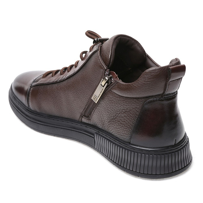 Мужские ботинки basic BRUNO RENZONI  коричневые, артикул YS950X-K4B-R