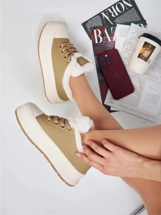 Женские ботинки FEDERICA RODARI хаки, артикул 24B537-032