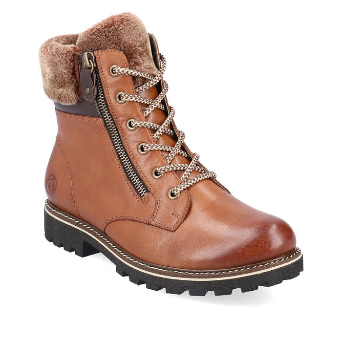 Женские ботинки basic REMONTE коричневые, артикул D8463-25