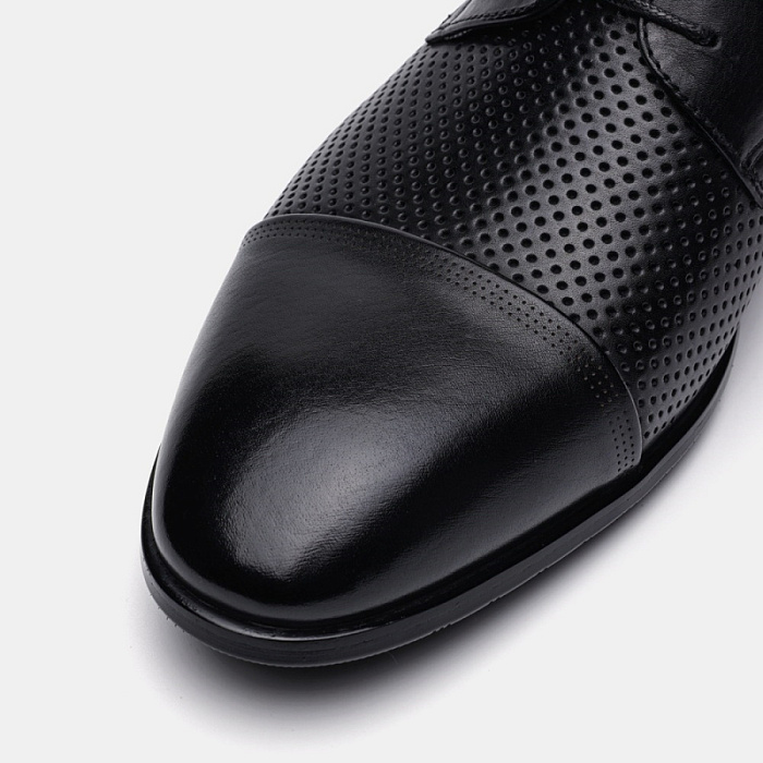 Мужские туфли basic BRUNO RENZONI  черные, артикул 5281B-788A