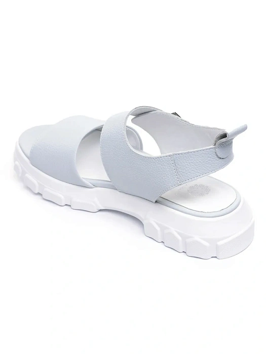 Женские босоножки  FEDERICA RODARI голубые, артикул 9053-3