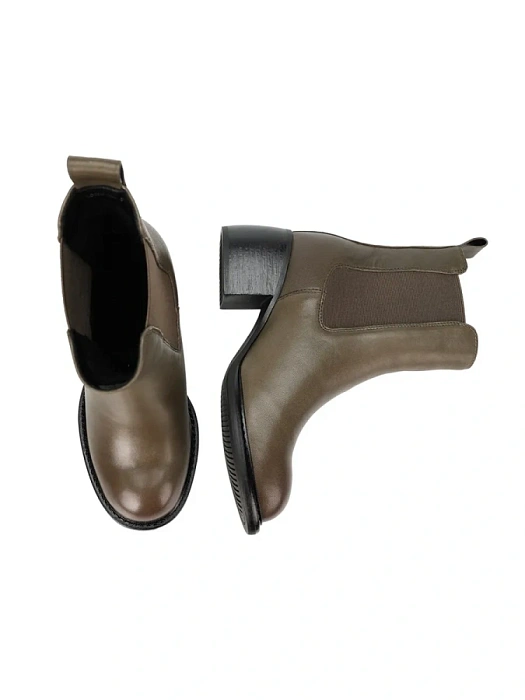 Женские челси FEDERICA RODARI зеленые, артикул 7E-3C520-303