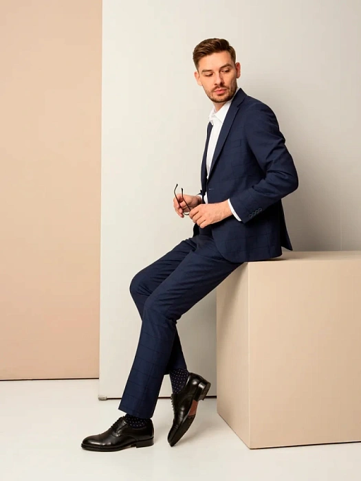 Мужские оксфорды BRUNO RENZONI  черные, артикул 5408A-958A