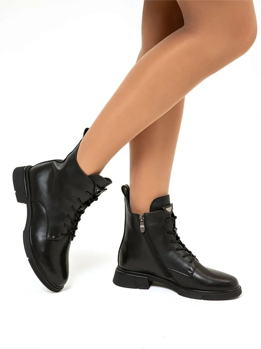 Женские ботинки FEDERICA RODARI черные, артикул 31E-K979-T222