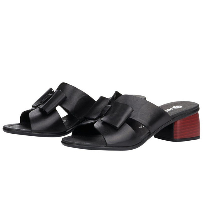 Женские сабо REMONTE черные, артикул R8759-01