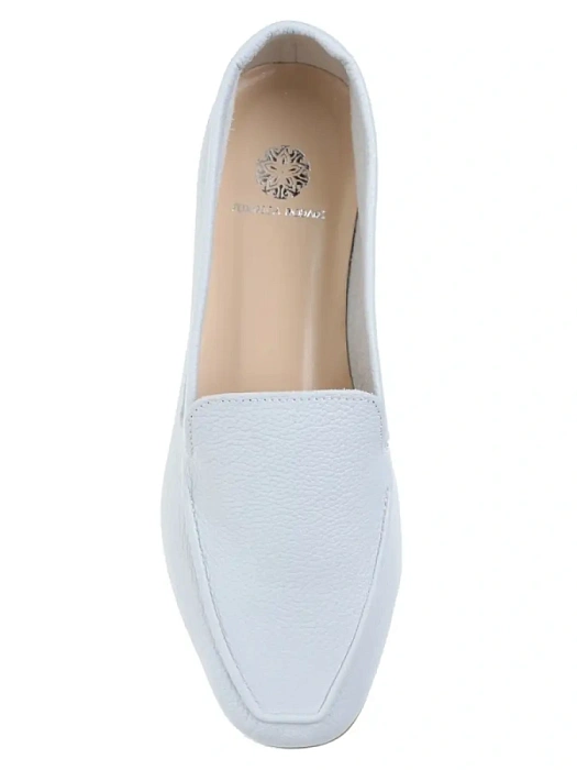 Женские лоферы FEDERICA RODARI голубые, артикул 738-18