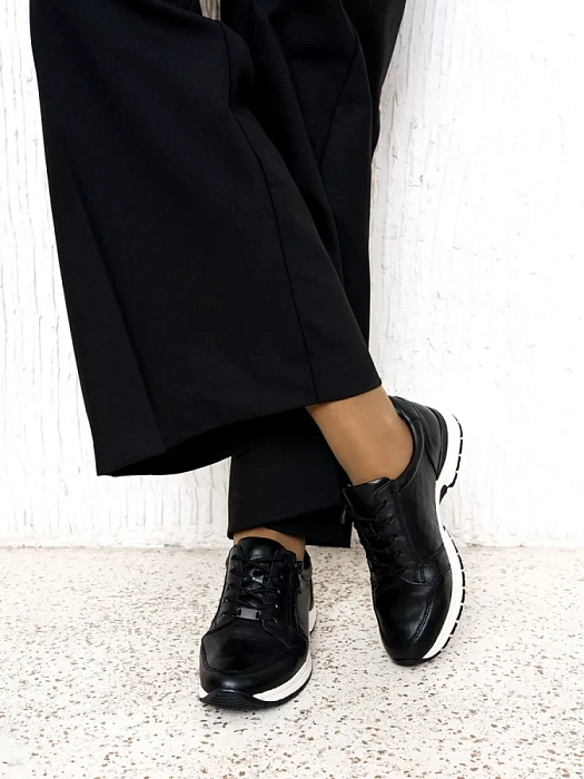 Женские кроссовки eObuv черные, артикул 9-73755-41-040