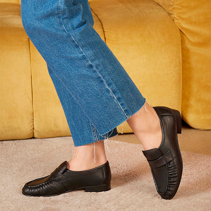 Женские туфли SOFIA-ALEXANDRA черные, артикул 38E-HF1393-6361D1-25W