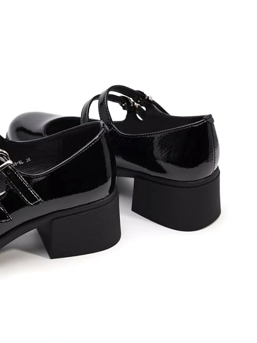 Женские мери джейн SOFIA-ALEXANDRA черные, артикул SA16616-WL/8-1