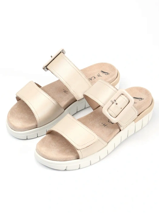 Женские сабо CAPRICE бежевые, артикул 9-27203-44-140