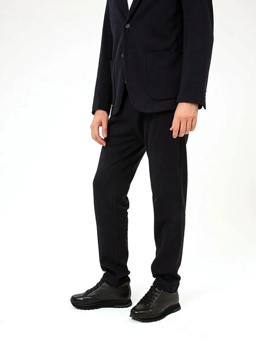 Мужские кроссовки BRUNO RENZONI  черные, артикул M149A-83A-M