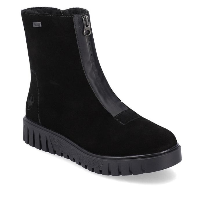 Женские ботинки basic RIEKER черные, артикул Y3459-00