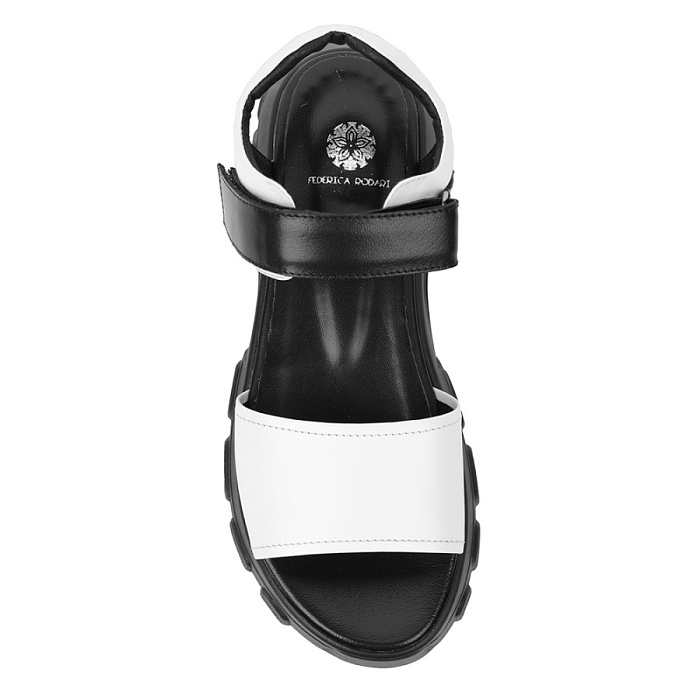 Женские сандалии FEDERICA RODARI белые, артикул 9051-1