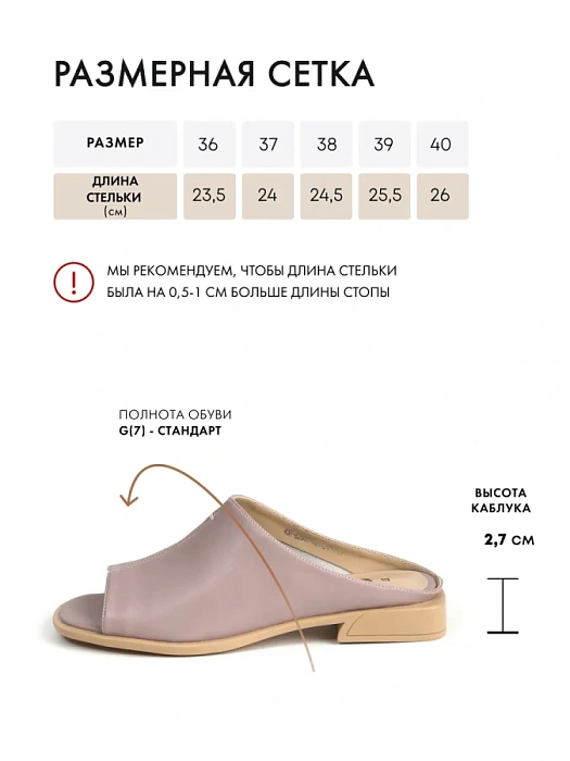 Женские сабо FEDERICA RODARI фиолетовые, артикул 43E-E2907-N65059-2