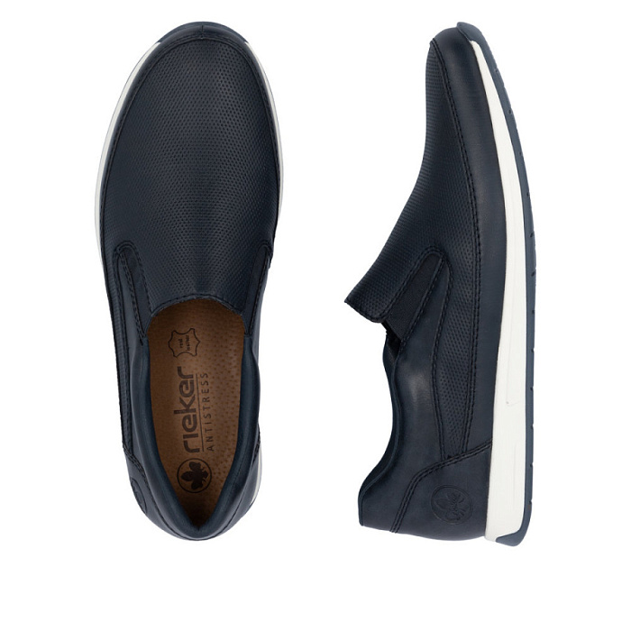 Мужские туфли RIEKER синие, артикул 11953-14