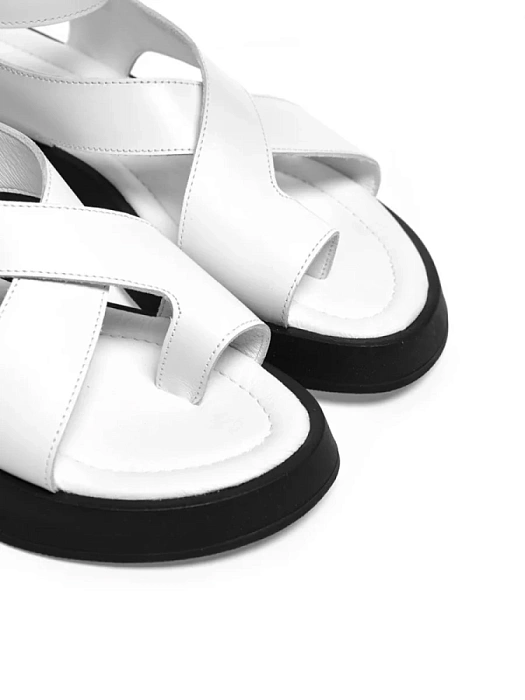 Женские босоножки  eObuv белые, артикул EO-G-120-24-2