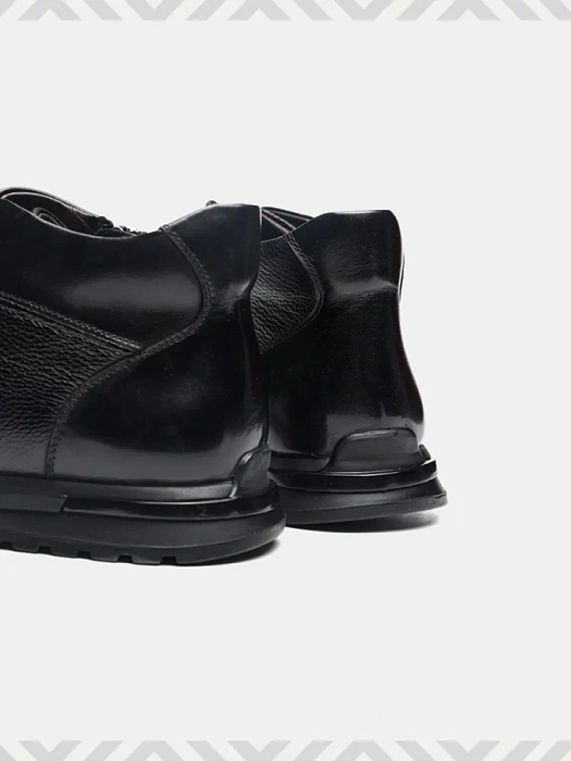 Мужские ботинки basic BRUNO RENZONI  черные, артикул YS920X-H20A-R