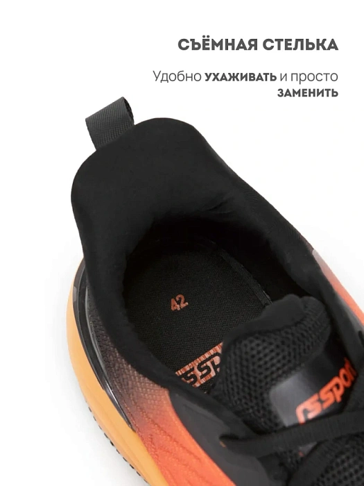 Мужские кроссовки RS SPORT оранжевые, артикул 1855928_orange/M