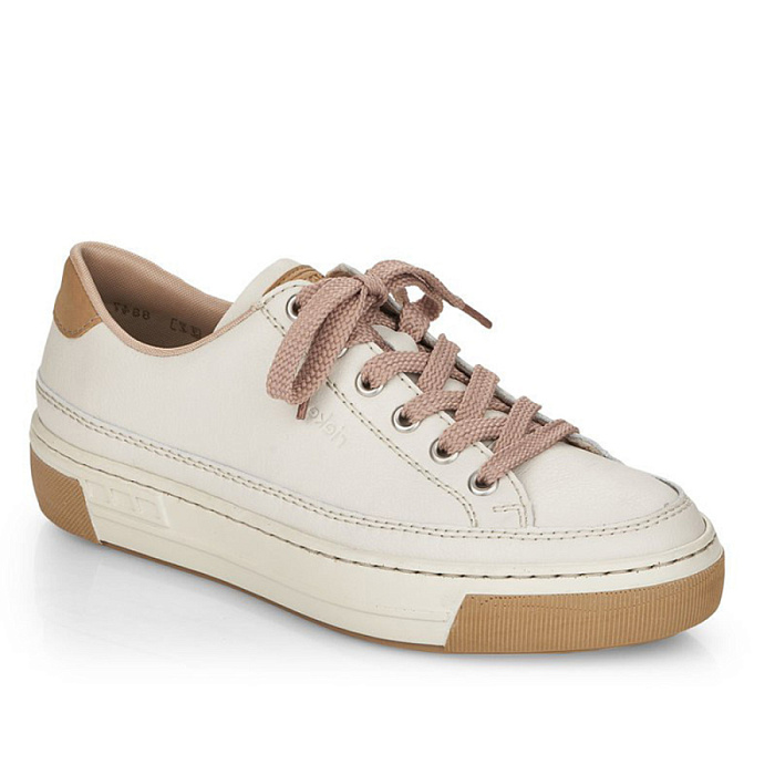 Женские кеды RIEKER бежевые, артикул L8847-81