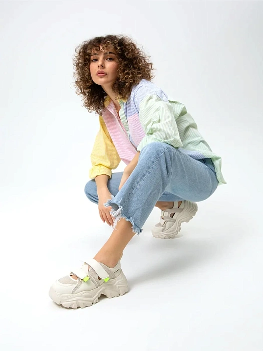 Женские туфли SOFIA-ALEXANDRA бежевые, артикул SA16775-WB-1