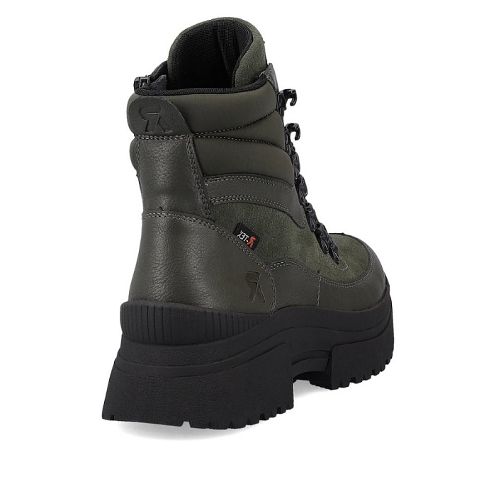 Женские берцы RIEKER зеленые, артикул W0370-54