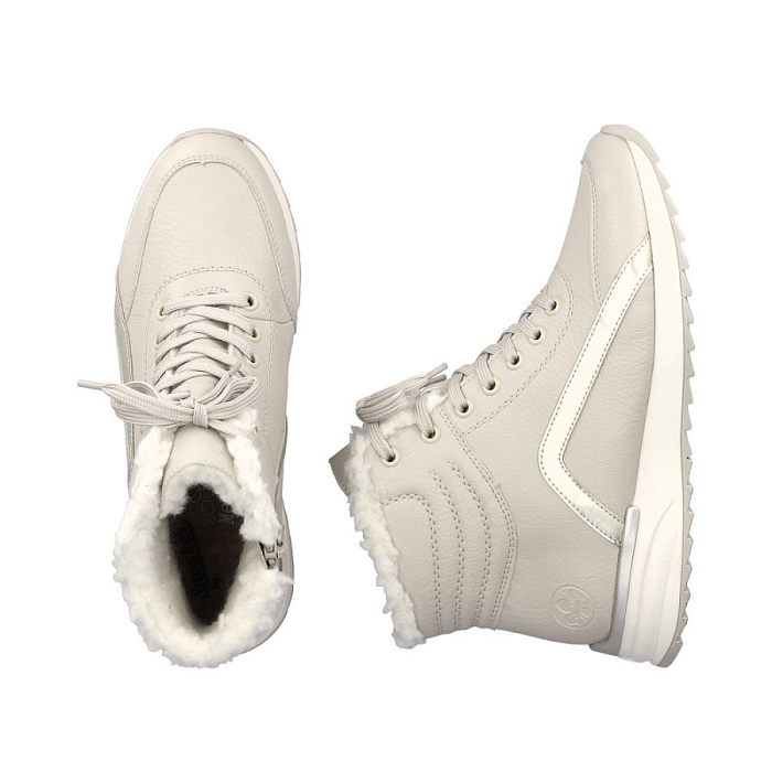 Женские ботинки RIEKER бежевые, артикул X8004-60