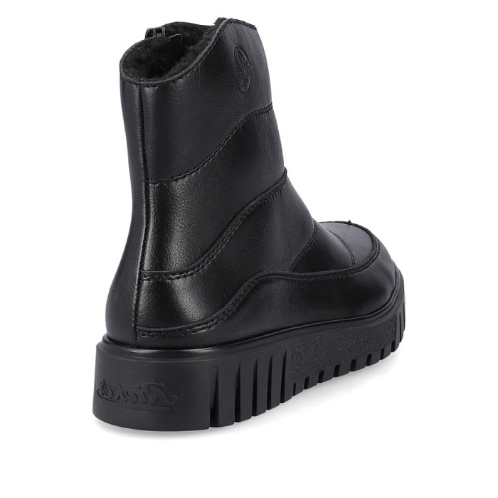 Женские ботинки basic RIEKER черные, артикул Y3460-00