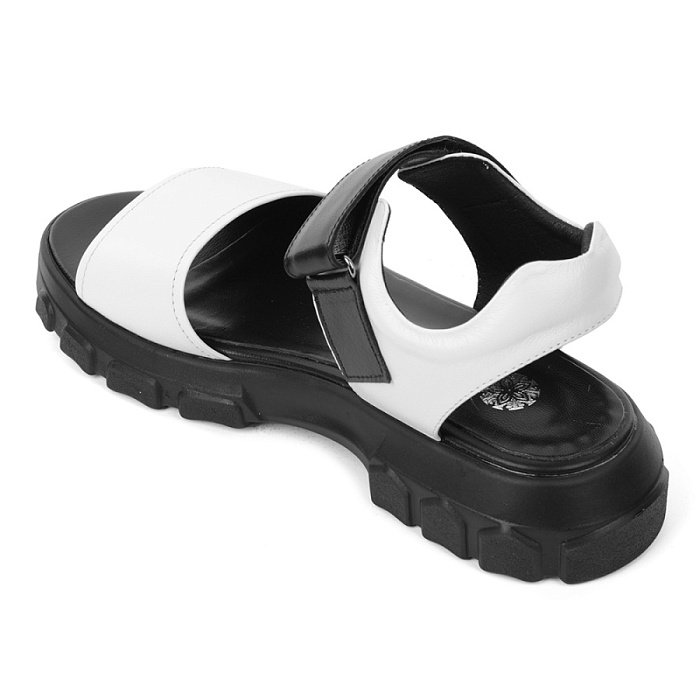 Женские сандалии FEDERICA RODARI белые, артикул 9051-1