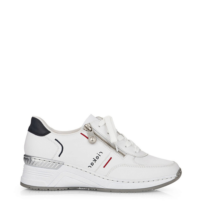 Женские кроссовки RIEKER белые, артикул N4333-80