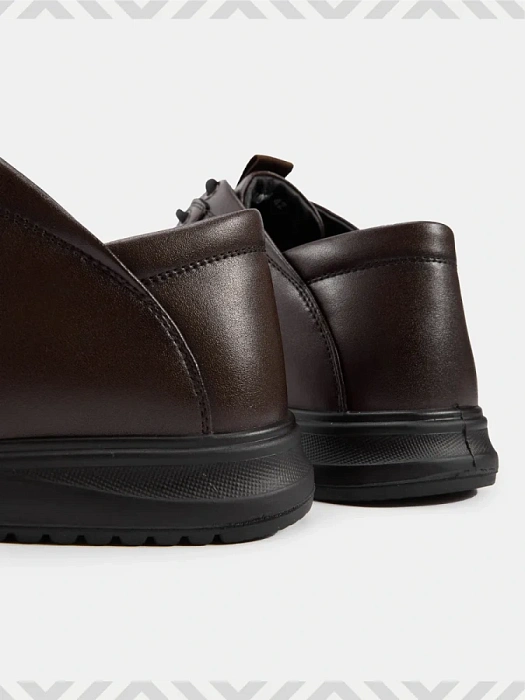 Мужские кеды BRUNO RENZONI  коричневые, артикул DSHD-DM005B