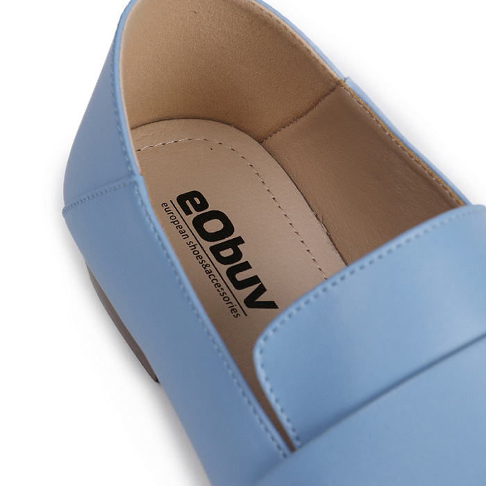 Женские лоферы eObuv синие, артикул 908759-5