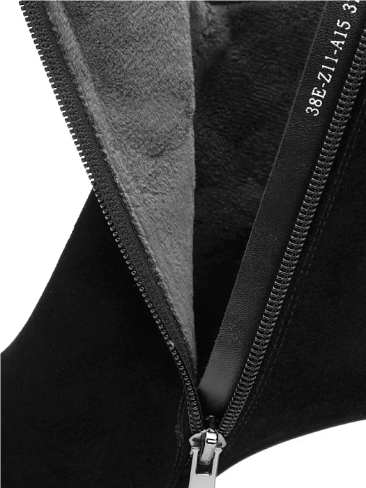 Женские ботильоны FEDERICA RODARI черные, артикул 38E-Z11-A15