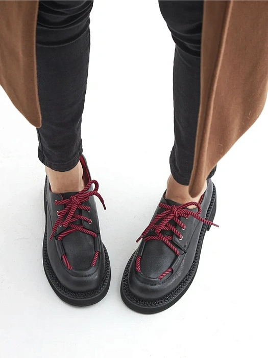 Женские туфли FEDERICA RODARI черные, артикул 4E-3579-202