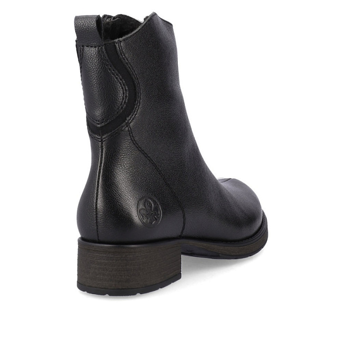 Женские ботинки basic RIEKER черные, артикул Z9557-00