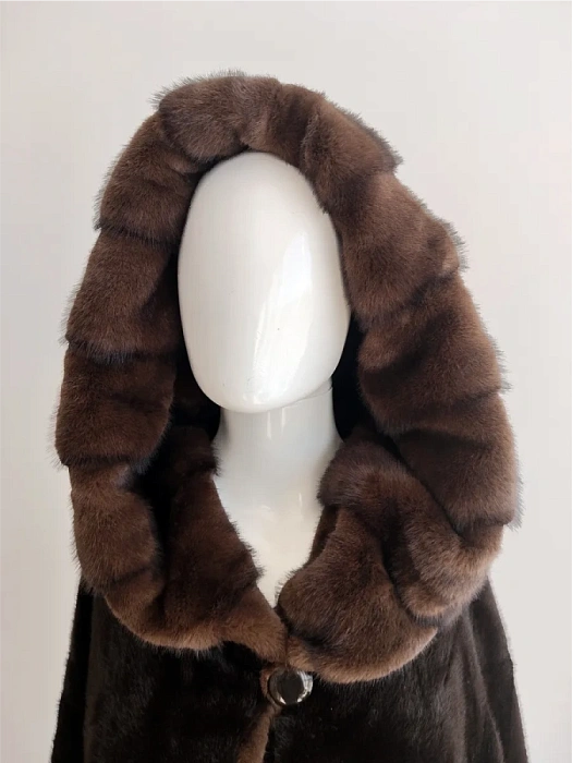 Шуба Donna Daniella , артикул 3-gucci_d.brown